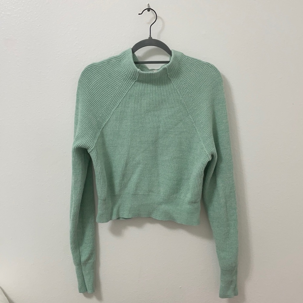 Free People Opaline Green Sweater - XS
